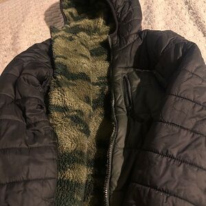 Eddie Bauer Green Fleece Jacket